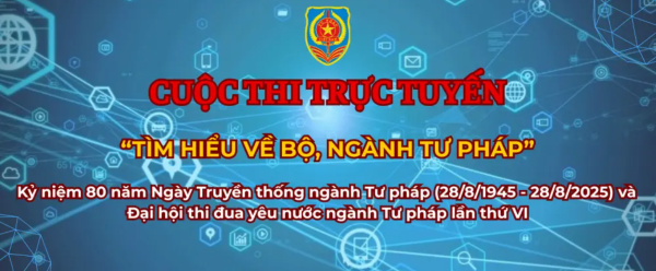Đã có gần 80.000 lượt thi sau 01 tháng tổ chức Cuộc thi trực tuyến “Tìm hiểu về Bộ, ngành Tư pháp”